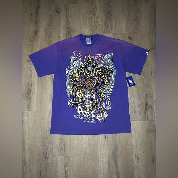 Warren Lotas Other - Warren Lotas Los Angeles Angel ‘Purple’ T-Shirt